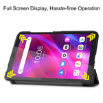 Custer Texture custodia orizzontale in pelle flip con supporto a tre pieghe, For Lenovo Tab M7 3rd Gen