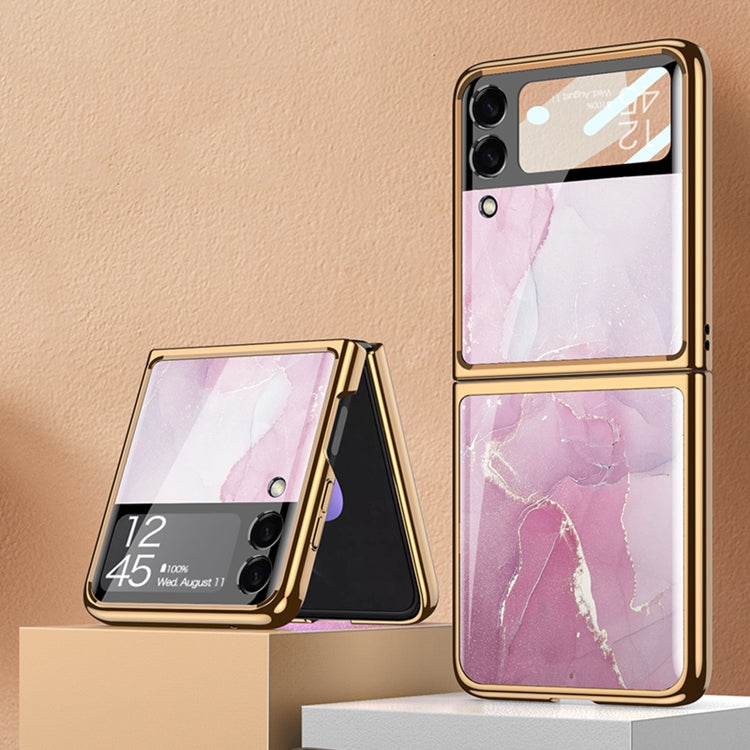 Custodia in vetro verniciato galvanico GKK, For Samsung Galaxy Z Flip3 5G