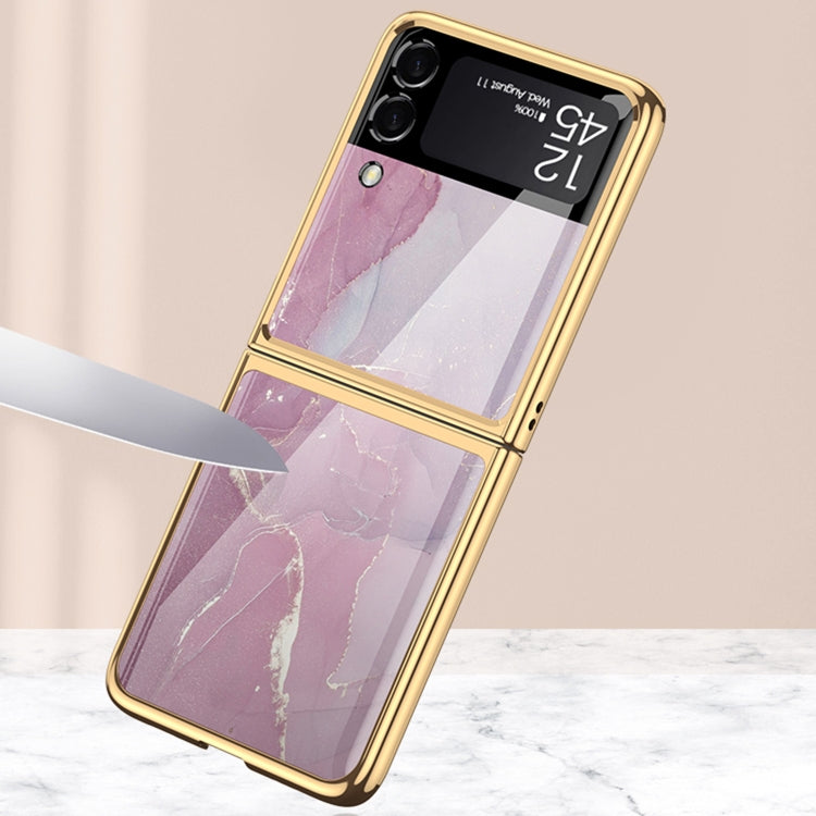 Custodia in vetro verniciato galvanico GKK, For Samsung Galaxy Z Flip3 5G