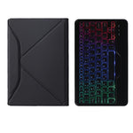 BM10S Backlight Edition Diamond Texture Custodia in pelle per tastiera Bluetooth staccabile con slot per penna e supporto posteriore triangolare, For Lenovo Smart Tab M10 HPD Plus TB-X606F 10.3 inch                                                      ...