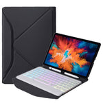 BM10S Backlight Edition Diamond Texture Custodia in pelle per tastiera Bluetooth staccabile con slot per penna e supporto posteriore triangolare, For Lenovo Smart Tab M10 HPD Plus TB-X606F 10.3 inch                                                      ...