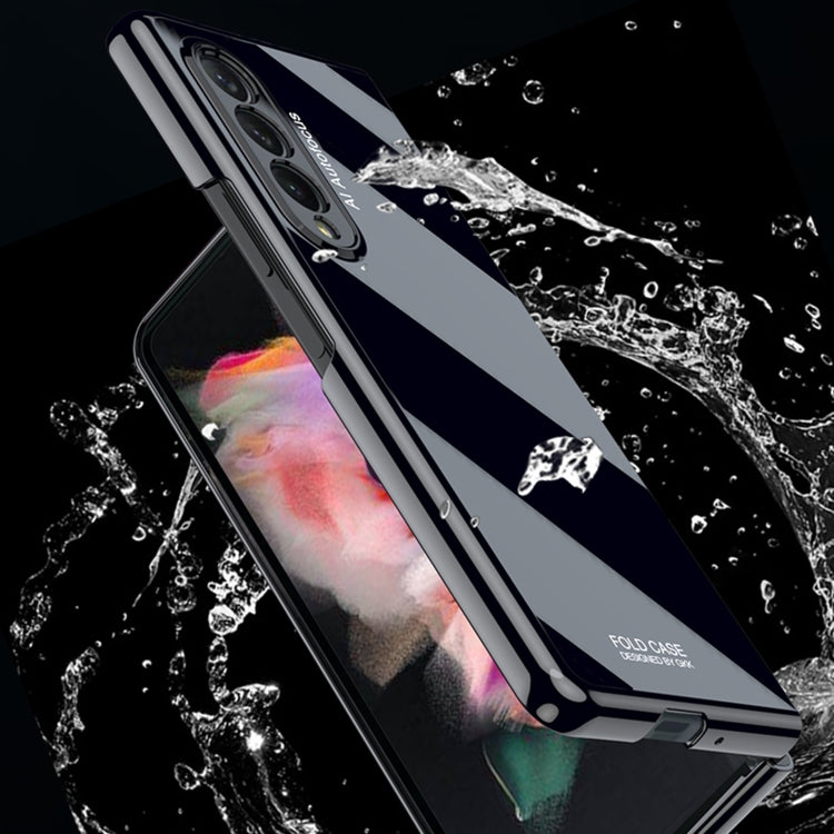 Custodia protettiva in porcellana grigliata UV pieghevole GKK, For Samsung Galaxy Z Fold3 5G
