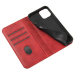 Custodia portafoglio in pelle PU con slot carte per iPhone 13 min