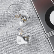 KZ ZAS Auricolare cablato in-ear con anello in ferro da 16 unità,, ZAS Standard Version(White), ZAS Standard Version(Black), ZAS Mic Version(White), ZAS Mic Version(Black)