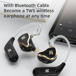 KZ ZAS Auricolare cablato in-ear con anello in ferro da 16 unità,, ZAS Standard Version(White), ZAS Standard Version(Black), ZAS Mic Version(White), ZAS Mic Version(Black)