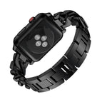 Cinturino in lega di diamanti a fila singola in denim, For Apple Watch Series 8&7 41mm / SE 2&6&SE&5&4 40mm / 3&2&1 38mm, For Apple Watch Series 8&7 45mm / SE 2&6&SE&5&4 44mm / 3&2&1 42mm