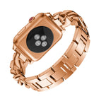 Cinturino in lega di diamanti a fila singola in denim, For Apple Watch Series 8&7 41mm / SE 2&6&SE&5&4 40mm / 3&2&1 38mm, For Apple Watch Series 8&7 45mm / SE 2&6&SE&5&4 44mm / 3&2&1 42mm