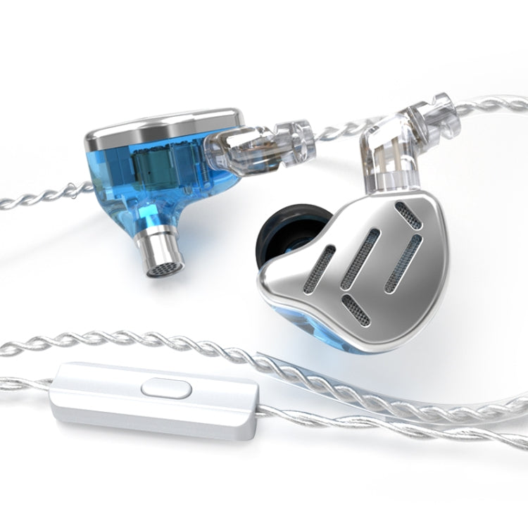 KZ ZAX 16-unità Ring Iron Sport Gaming Auricolare cablato in-ear,, ZAX Standard Version(Silver), ZAX Standard Version(Black), ZAX Mic Version(Silver), ZAX Mic Version(Black)