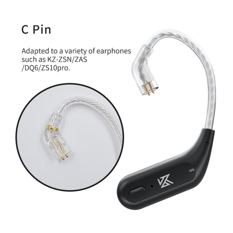 KZ AZ09 Auricolare Bluetooth Ear Hook 5.2 Cavo di aggiornamento del modulo Bluetooth wireless, C, B