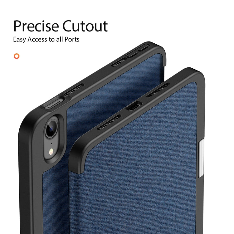 Custodia magnetica in TPU e pelle per iPad mini 7/6