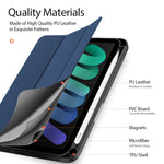 Custodia magnetica in TPU e pelle per iPad mini 7/6