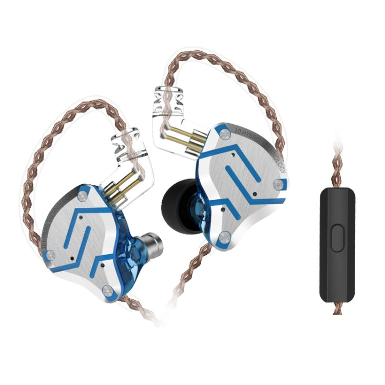 KZ ZS10 Pro 10 unità Ring Iron Gaming Auricolare cablato in-ear,, ZS10 Pro Mic Version(Black), ZS10 Pro Mic Version(Blue), ZS10 Pro Mic Version(Streamer Blue), ZS10 Pro Mic Version(Glare Gold), ZS10 Pro Mic Version(Purple)                              ...
