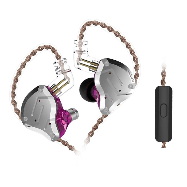 KZ ZS10 Pro 10 unità Ring Iron Gaming Auricolare cablato in-ear,, ZS10 Pro Mic Version(Black), ZS10 Pro Mic Version(Blue), ZS10 Pro Mic Version(Streamer Blue), ZS10 Pro Mic Version(Glare Gold), ZS10 Pro Mic Version(Purple)                              ...