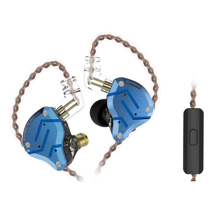 KZ ZS10 Pro 10 unità Ring Iron Gaming Auricolare cablato in-ear,, ZS10 Pro Mic Version(Black), ZS10 Pro Mic Version(Blue), ZS10 Pro Mic Version(Streamer Blue), ZS10 Pro Mic Version(Glare Gold), ZS10 Pro Mic Version(Purple)                              ...