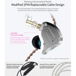 KZ ZS10 Pro 10 unità Ring Iron Gaming Auricolare cablato in-ear,, ZS10 Pro Mic Version(Black), ZS10 Pro Mic Version(Blue), ZS10 Pro Mic Version(Streamer Blue), ZS10 Pro Mic Version(Glare Gold), ZS10 Pro Mic Version(Purple)                              ...