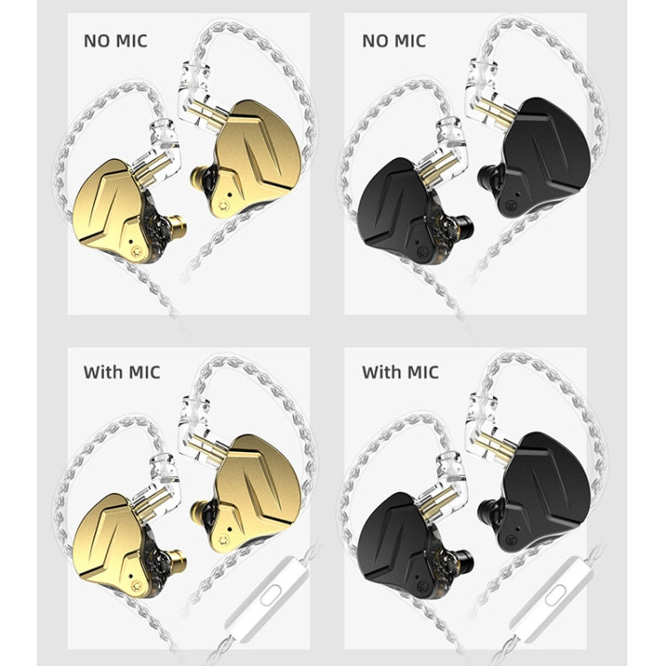 Auricolare cablato KZ ZSN Pro X Ring Iron Hybrid Drive in metallo,, ZSN Pro X Standard Version(Black), ZSN Pro X Standard Version(Gold), ZSN Pro X Mic Version(Black), ZSN Pro X Mic Version(Gold)