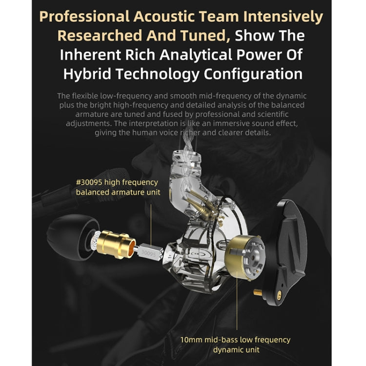 Auricolare cablato KZ ZSN Pro X Ring Iron Hybrid Drive in metallo,, ZSN Pro X Standard Version(Black), ZSN Pro X Standard Version(Gold), ZSN Pro X Mic Version(Black), ZSN Pro X Mic Version(Gold)