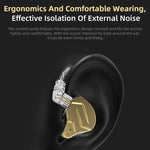 Auricolare cablato KZ ZSN Pro X Ring Iron Hybrid Drive in metallo,, ZSN Pro X Standard Version(Black), ZSN Pro X Standard Version(Gold), ZSN Pro X Mic Version(Black), ZSN Pro X Mic Version(Gold)