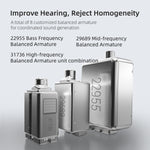 KZ SA08 Wireless Four-unit 5BA Balance Armature Bluetooth In-ear TWS Auricolare, SA08