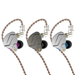 Auricolare cablato KZ ZSN Pro Ring Iron Hybrid Drive in metallo,, ZSN Standard Version(Grey), ZSN Standard Version(Blue), ZSN Standard Version(Purple), ZSN Mic Version(Grey), ZSN Mic Version(Blue), ZSN Mic Version(Purple)