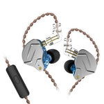 Auricolare cablato KZ ZSN Pro Ring Iron Hybrid Drive in metallo,, ZSN Standard Version(Grey), ZSN Standard Version(Blue), ZSN Standard Version(Purple), ZSN Mic Version(Grey), ZSN Mic Version(Blue), ZSN Mic Version(Purple)