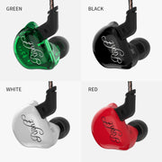 KZ ZSR Auricolare cablato in-ear con anello in ferro da 6 unità,, ZSR Standard Version(White), ZSR Standard Version(Black), ZSR Standard Version(Red), Standard Version(Green), ZSR Mic Version(White), ZSR Mic Version(Black), ZSR Mic Version(Red)        ...