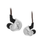 KZ ZSR Auricolare cablato in-ear con anello in ferro da 6 unità,, ZSR Standard Version(White), ZSR Standard Version(Black), ZSR Standard Version(Red), Standard Version(Green), ZSR Mic Version(White), ZSR Mic Version(Black), ZSR Mic Version(Red)        ...