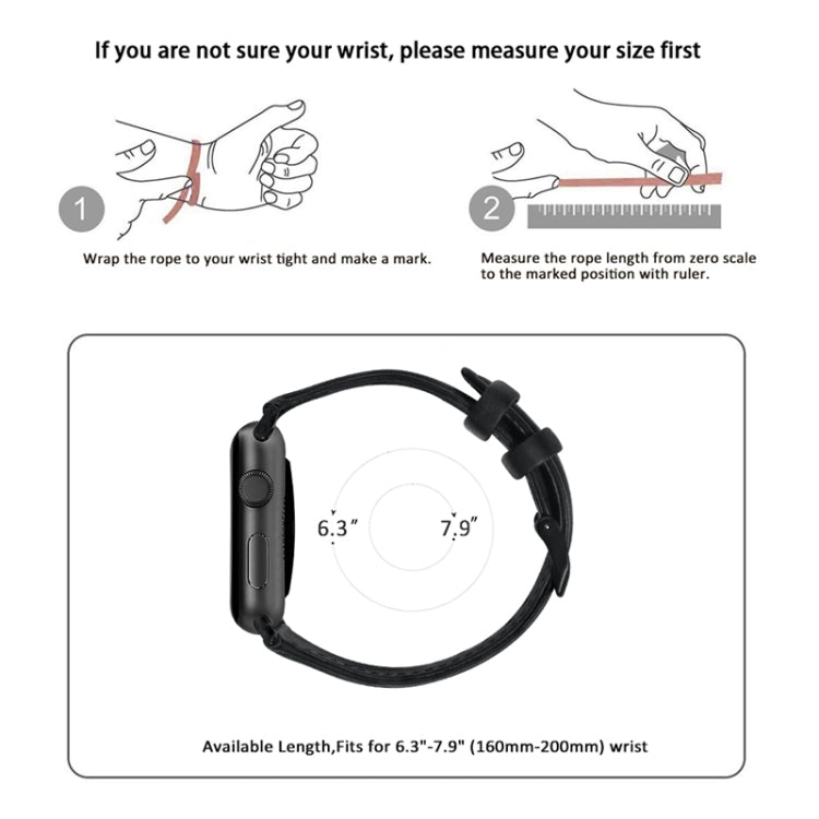 Cinturino per cinturino in vera pelle cerata ad olio, For Apple Watch Series 8&7 41mm / SE 2&6&SE&5&4 40mm / 3&2&1 38mm, For Apple Watch Series 7 41mm / 6 & SE & 5 & 4 40mm / 3 & 2 & 1 38mm                                                               ...
