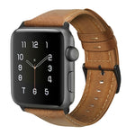 Cinturino per cinturino in vera pelle cerata ad olio, For Apple Watch Series 8&7 41mm / SE 2&6&SE&5&4 40mm / 3&2&1 38mm, For Apple Watch Series 7 41mm / 6 & SE & 5 & 4 40mm / 3 & 2 & 1 38mm                                                               ...