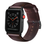Cinturino per cinturino in vera pelle cerata ad olio, For Apple Watch Series 8&7 41mm / SE 2&6&SE&5&4 40mm / 3&2&1 38mm, For Apple Watch Series 7 41mm / 6 & SE & 5 & 4 40mm / 3 & 2 & 1 38mm                                                               ...