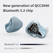 KZ SKS 1DD + 1BA Tecnologia ibrida Wireless Bluetooth 5.2 Auricolare sportivo in-ear, SKS