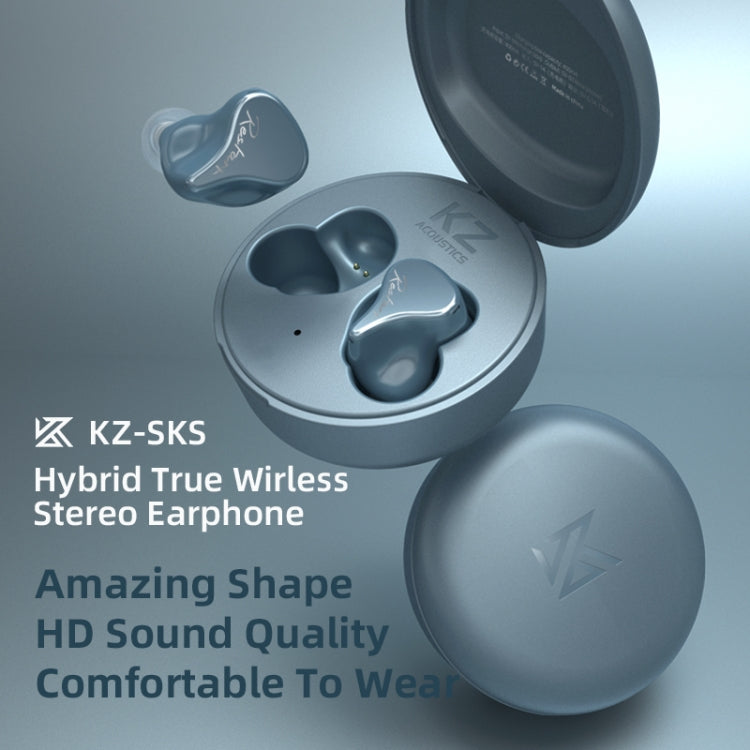 KZ SKS 1DD + 1BA Tecnologia ibrida Wireless Bluetooth 5.2 Auricolare sportivo in-ear, SKS