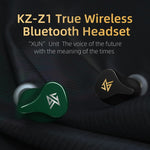 KZ Z1 1DD Dynamic True Wireless Bluetooth 5.0 Auricolare sportivo in-ear, Z1(Black), Z1(Green)