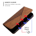 Custodia portafoglio in pelle con fessure per carte per iPhone XR