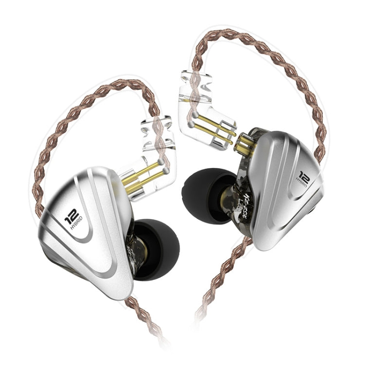 KZ ZSX 12 unità Ring Iron Metal Gaming Auricolare cablato in-ear,, ZSX Standard Version(Black), ZSX Standard Version(Cyan), ZSX Standard Version(Purple), ZSX Mic Version(Black), ZSX Mic Version(Cyan), ZSX Mic Version(Purple)