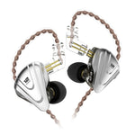 KZ ZSX 12 unità Ring Iron Metal Gaming Auricolare cablato in-ear,, ZSX Standard Version(Black), ZSX Standard Version(Cyan), ZSX Standard Version(Purple), ZSX Mic Version(Black), ZSX Mic Version(Cyan), ZSX Mic Version(Purple)