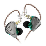 KZ ZSX 12 unità Ring Iron Metal Gaming Auricolare cablato in-ear,, ZSX Standard Version(Black), ZSX Standard Version(Cyan), ZSX Standard Version(Purple), ZSX Mic Version(Black), ZSX Mic Version(Cyan), ZSX Mic Version(Purple)