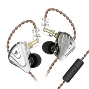 KZ ZSX 12 unità Ring Iron Metal Gaming Auricolare cablato in-ear,, ZSX Standard Version(Black), ZSX Standard Version(Cyan), ZSX Standard Version(Purple), ZSX Mic Version(Black), ZSX Mic Version(Cyan), ZSX Mic Version(Purple)
