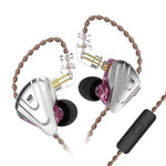 KZ ZSX 12 unità Ring Iron Metal Gaming Auricolare cablato in-ear,, ZSX Standard Version(Black), ZSX Standard Version(Cyan), ZSX Standard Version(Purple), ZSX Mic Version(Black), ZSX Mic Version(Cyan), ZSX Mic Version(Purple)