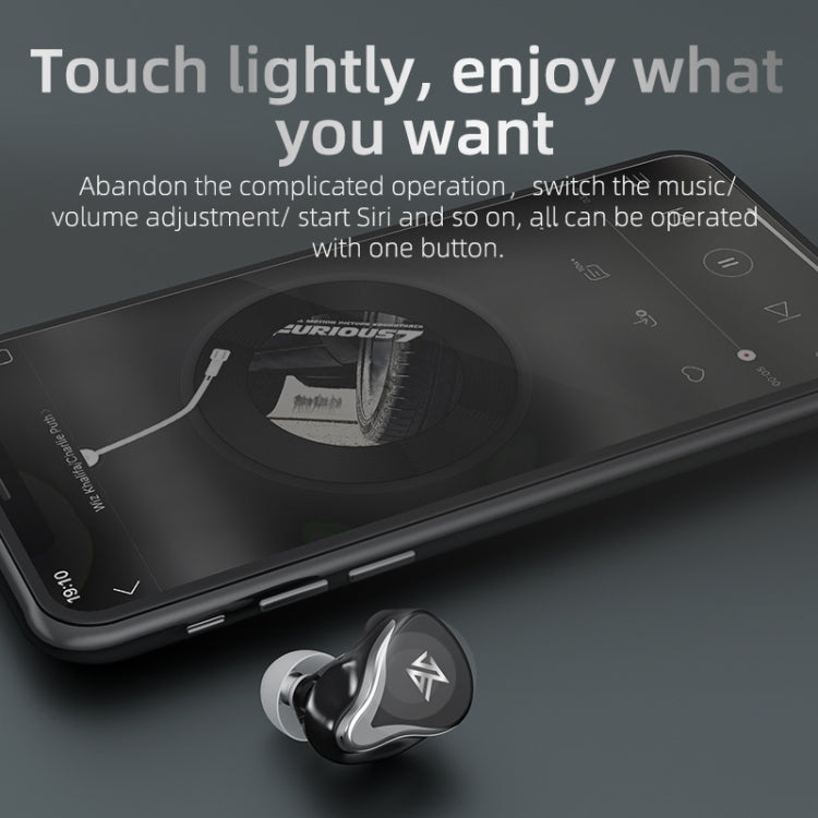 Tecnologia ibrida KZ Z3 1DD + 1BA Wireless Bluetooth 5.2 Riduzione del rumore sportivo TWS Auricolare in-ear
