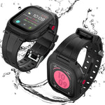 Pellicola salvaschermo impermeabile IP68 RedPepper + cinturino + custodia protettiva, For 5 & 4 40mm / 3 & 2 & 1 38mm, For Apple Watch Series 6 / 5 / 4 / Watch SE 44mm