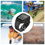 Pellicola salvaschermo impermeabile IP68 RedPepper + cinturino + custodia protettiva, For 5 & 4 40mm / 3 & 2 & 1 38mm, For Apple Watch Series 6 / 5 / 4 / Watch SE 44mm