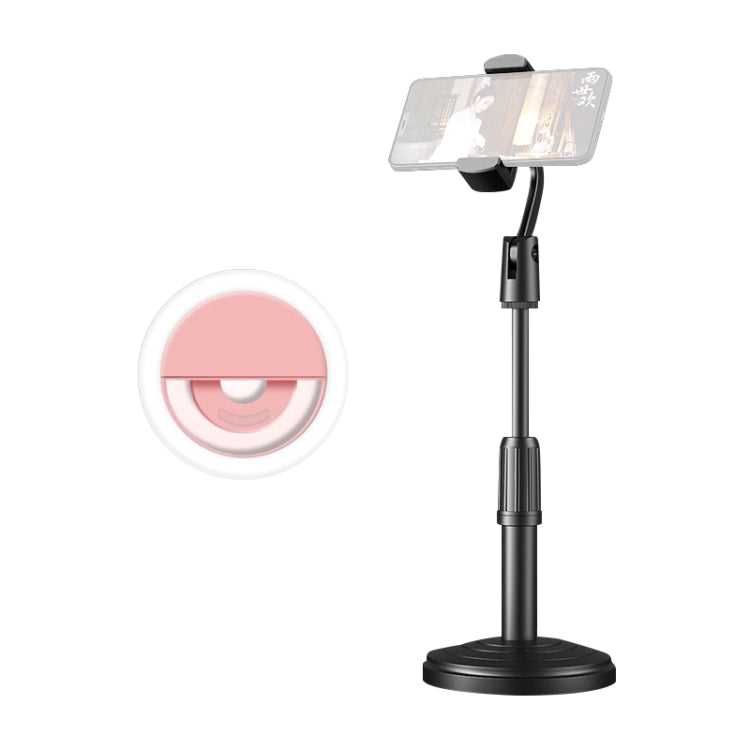 Supporto da tavolo Supporto per tablet per telefono cellulare Supporto per trasmissione in diretta Supporto per disco telescopico, Holder + Fill Light, Holder + Remote Control