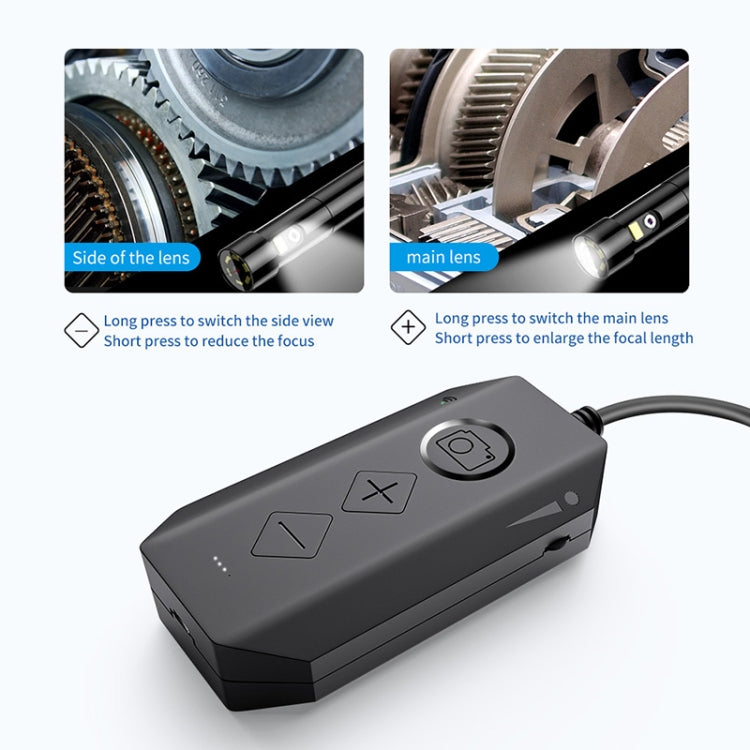 Y17 5MP 12mm Dual-lens HD Autofocus WiFi Telecamera per endoscopio digitale industriale Zoomable Snake, 1m Hard Cable, 3.5m Hard Cable, 5m Hard Cable, 10m Hard Cable