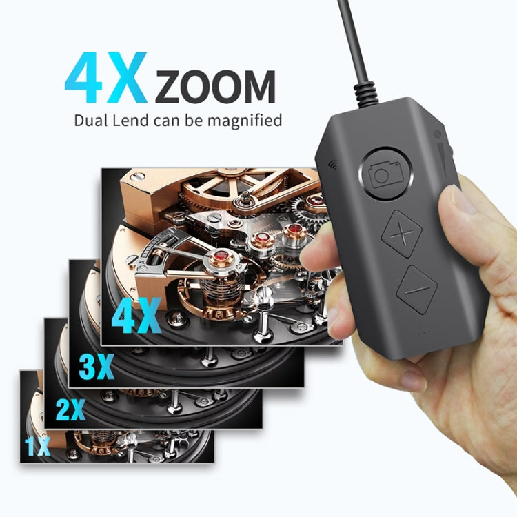 Y17 5MP 12mm Dual-lens HD Autofocus WiFi Telecamera per endoscopio digitale industriale Zoomable Snake, 1m Hard Cable, 3.5m Hard Cable, 5m Hard Cable, 10m Hard Cable