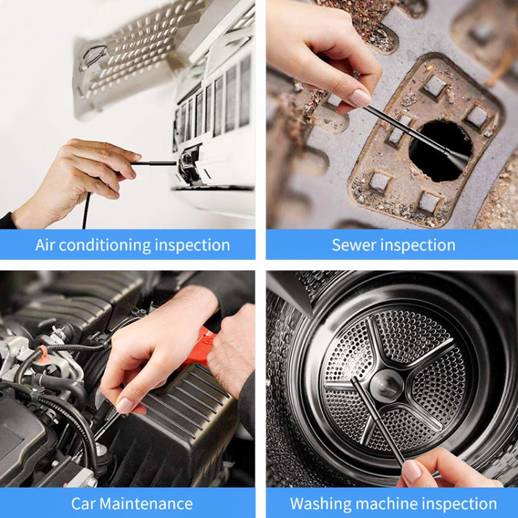 Y17 5MP 12mm Dual-lens HD Autofocus WiFi Telecamera per endoscopio digitale industriale Zoomable Snake, 1m Hard Cable, 3.5m Hard Cable, 5m Hard Cable, 10m Hard Cable