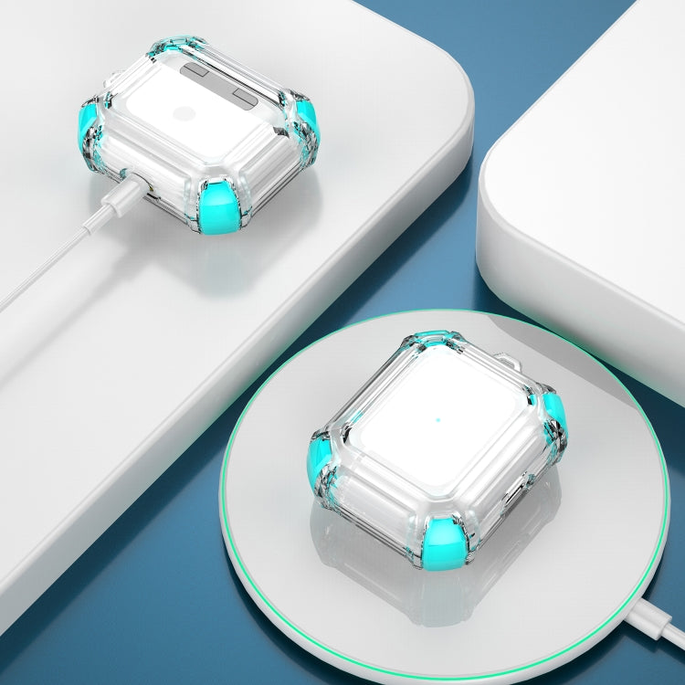 Custodia protettiva trasparente per AirPods 3 con anello