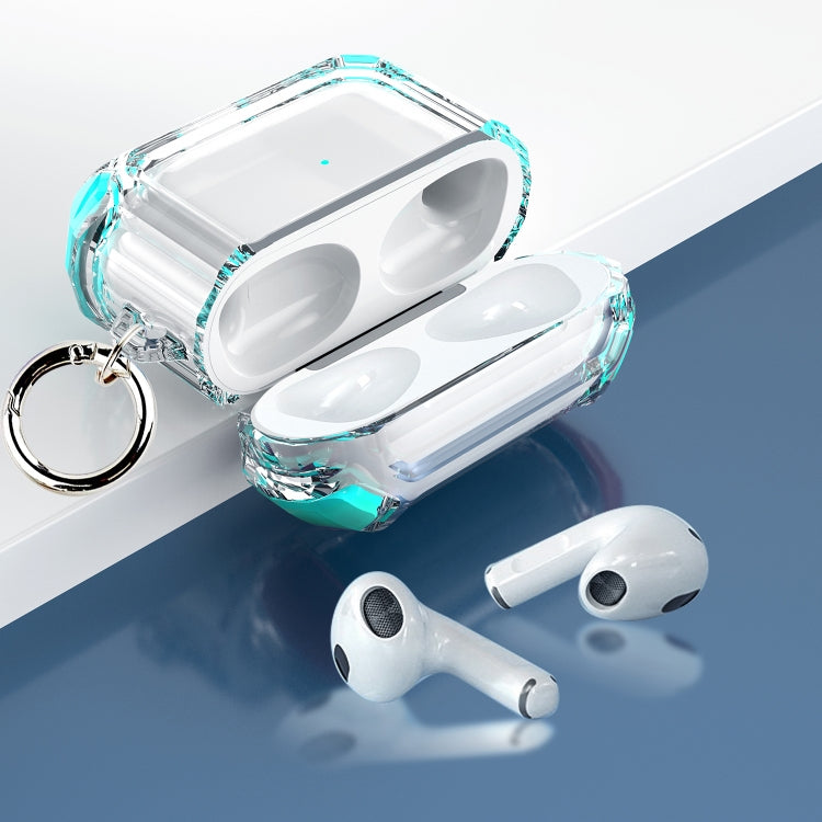 Custodia protettiva trasparente per AirPods 3 con anello