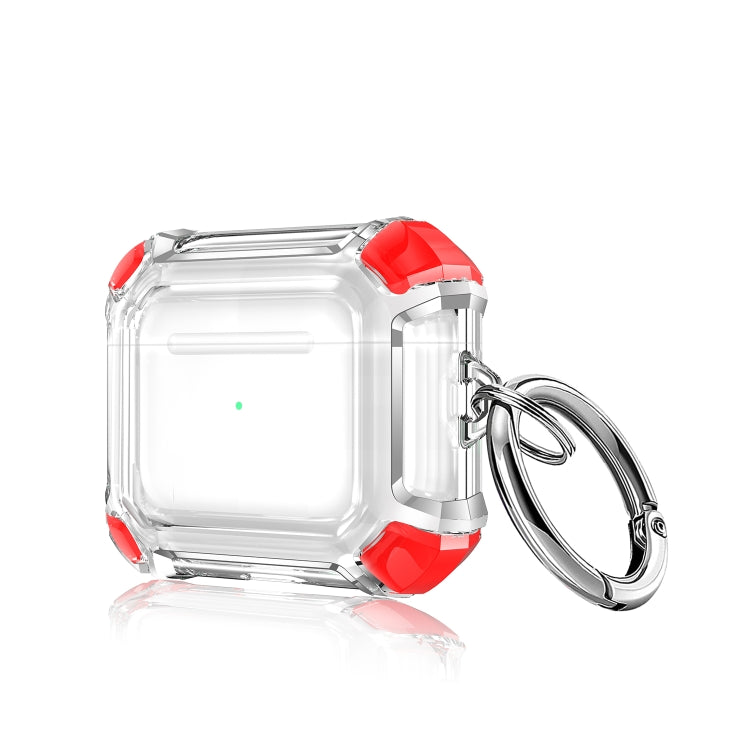 Custodia protettiva trasparente per AirPods 3 con anello