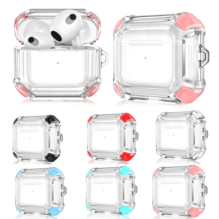 Custodia protettiva trasparente per AirPods 3 con anello